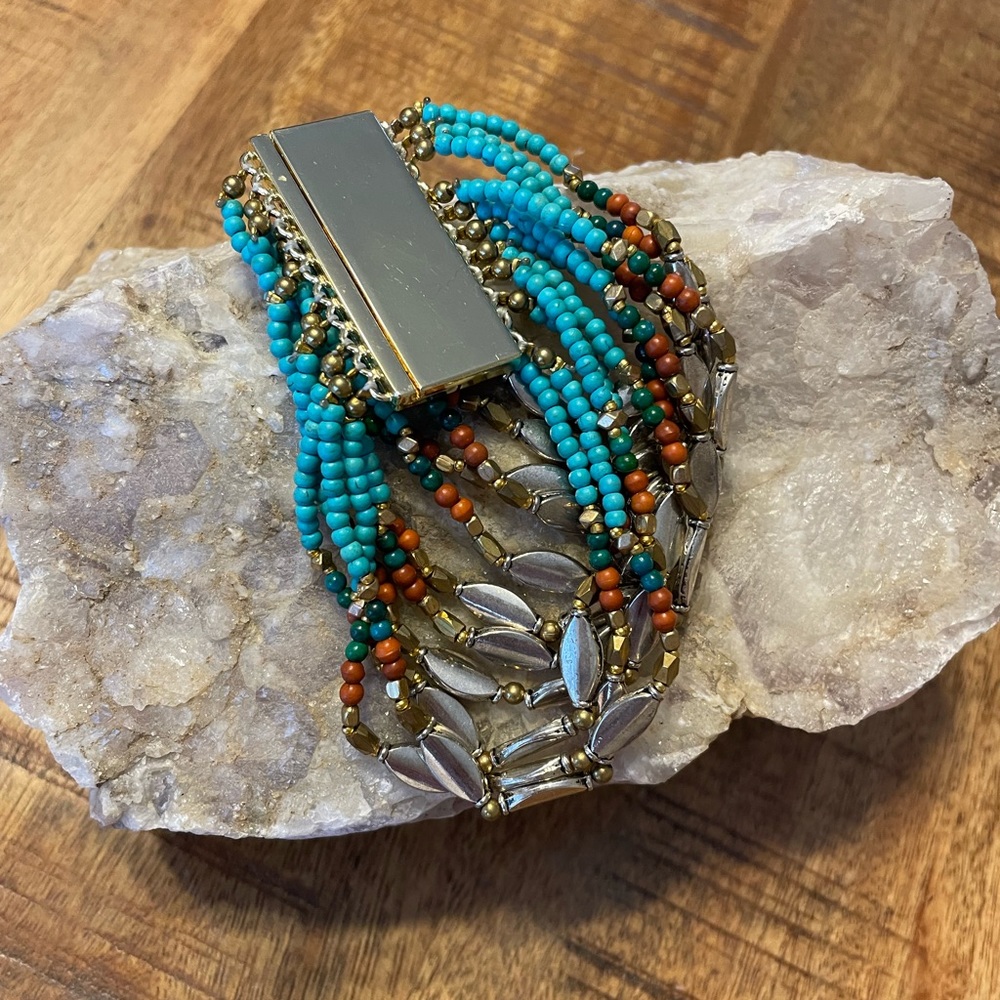 Nakamol beaded magnet bracelet